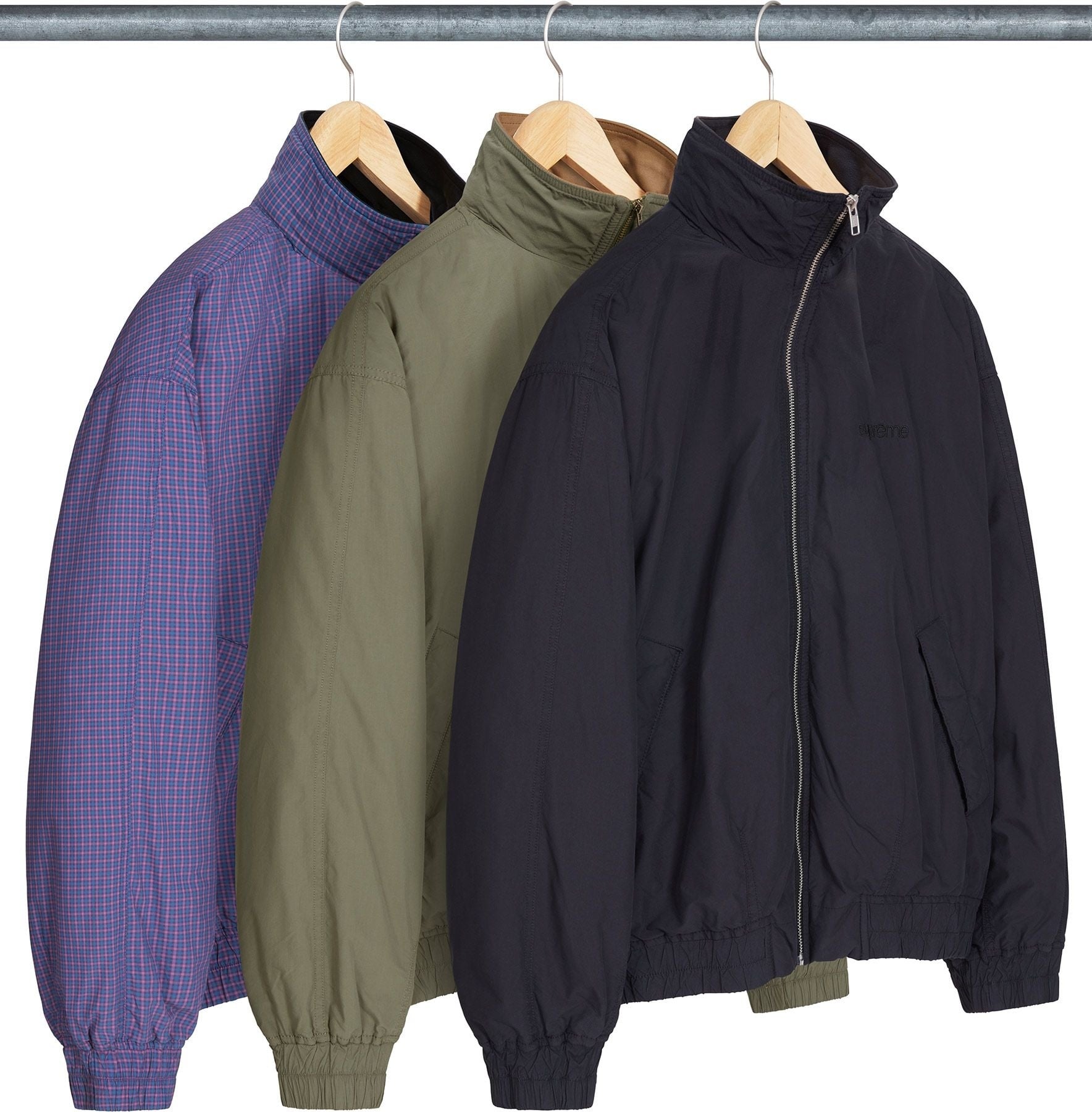 Leather Collar Utility Jacket view 2